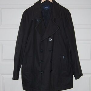 Faconnable Dark Blue Navy Men's Peacoat